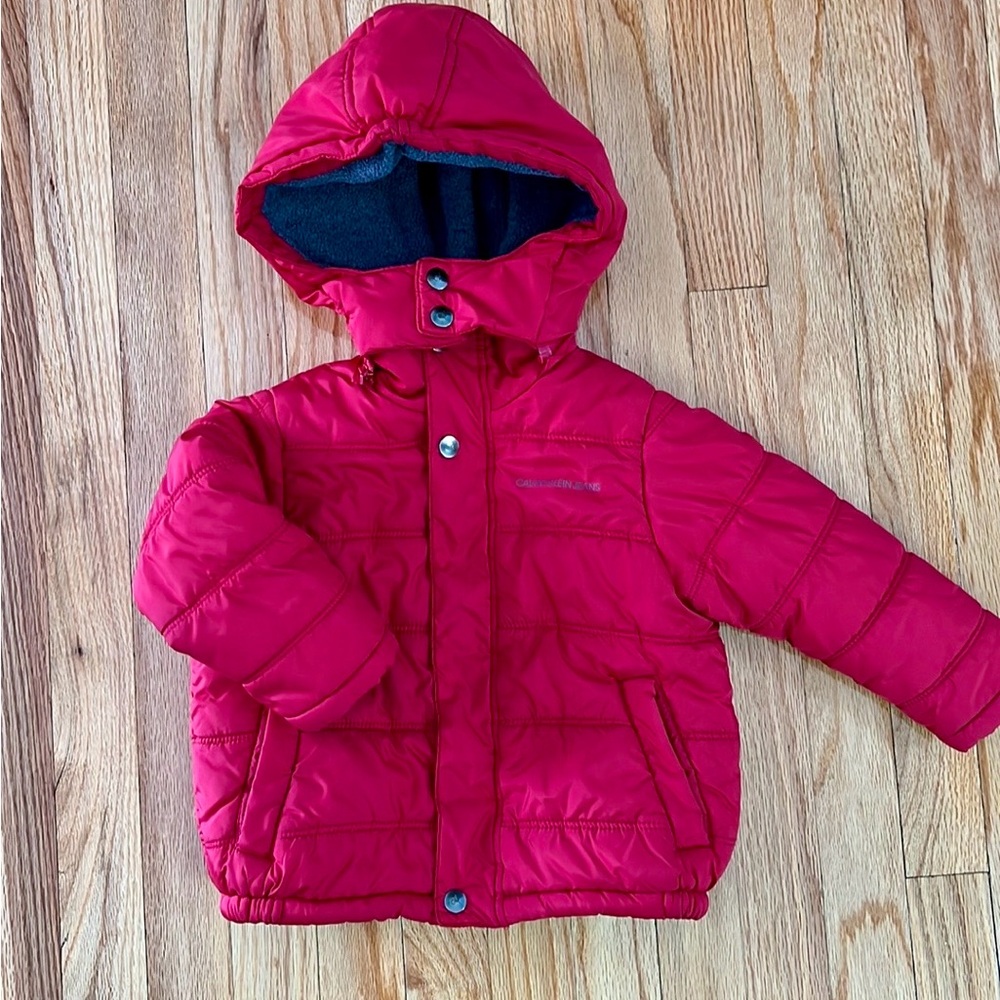 Calvin Klein red jacket boys 3-4 years
